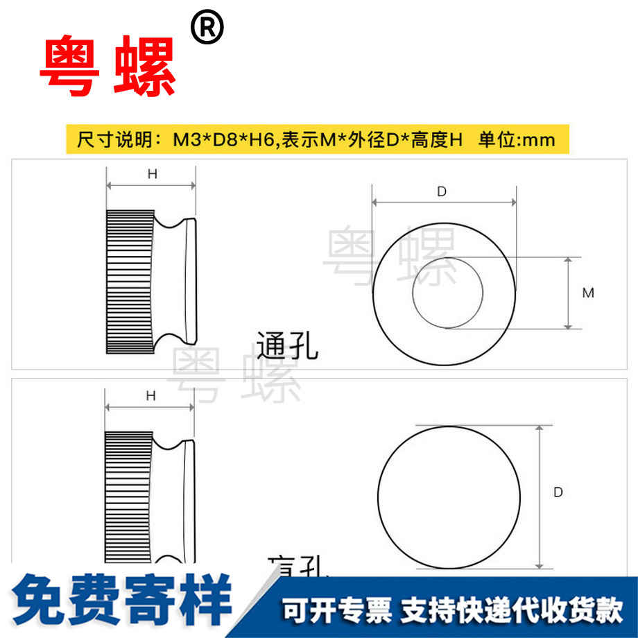 訂做不銹鋼怒江手?jǐn)Q螺母