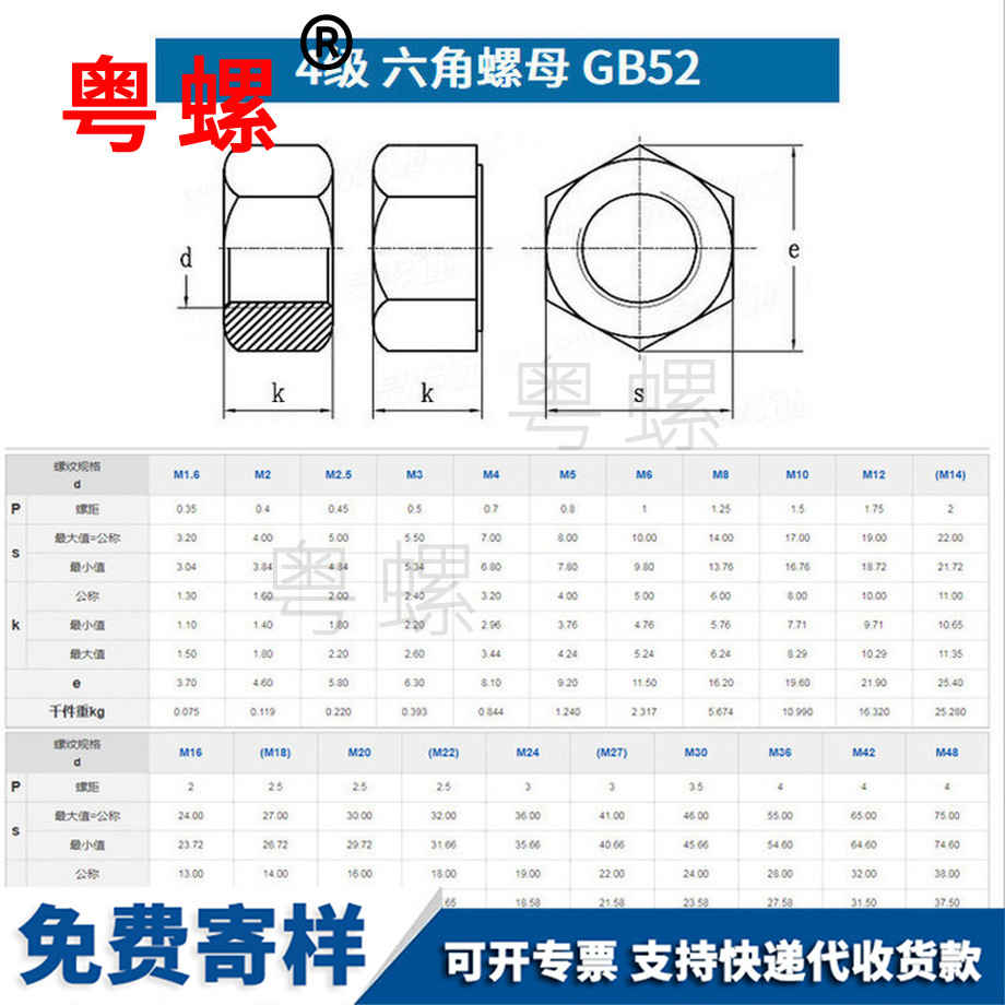 加工鋁徐州六角螺母